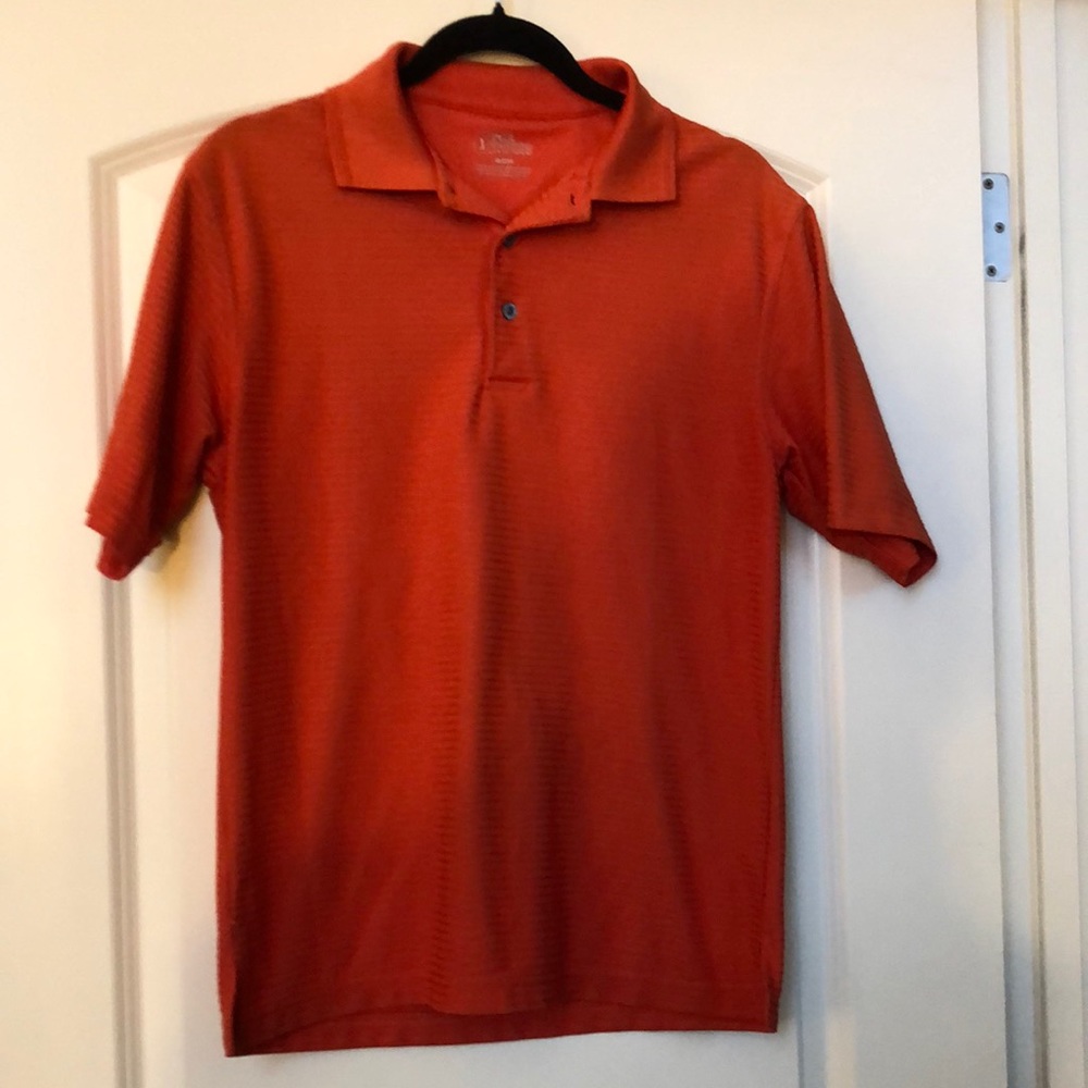 PGA Tour men’s orange golf polo